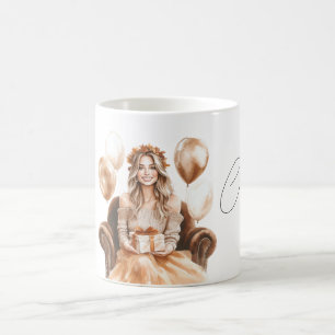 Caneca De Café Baloes de celebracao Cadeira Presente Feminino Loi