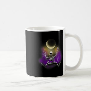 Caneca De Café Balões de Dia das Bruxas de Rockstar Moonlit