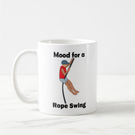 Caneca De Café Baloiço de Corda Humor Boas Vibrações