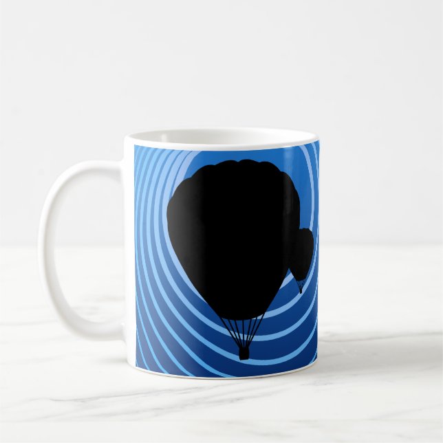 Caneca De Café balonismo ao luar (Esquerda)