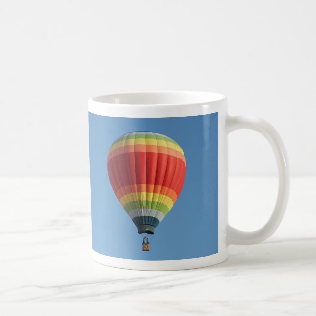 Caneca De Café Baloon do ar quente do arco-íris (Direita)