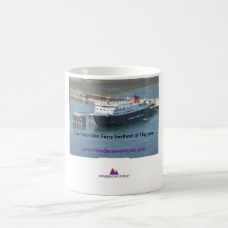 Caneca De Café Balsa de Hebrides no cais de Uig