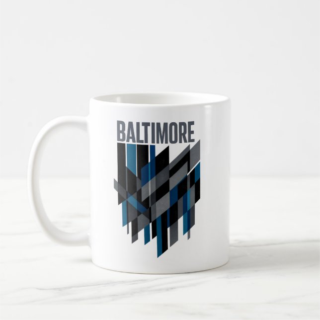 Caneca De Café BALTIMORE — Gridline Intersections (Esquerda)