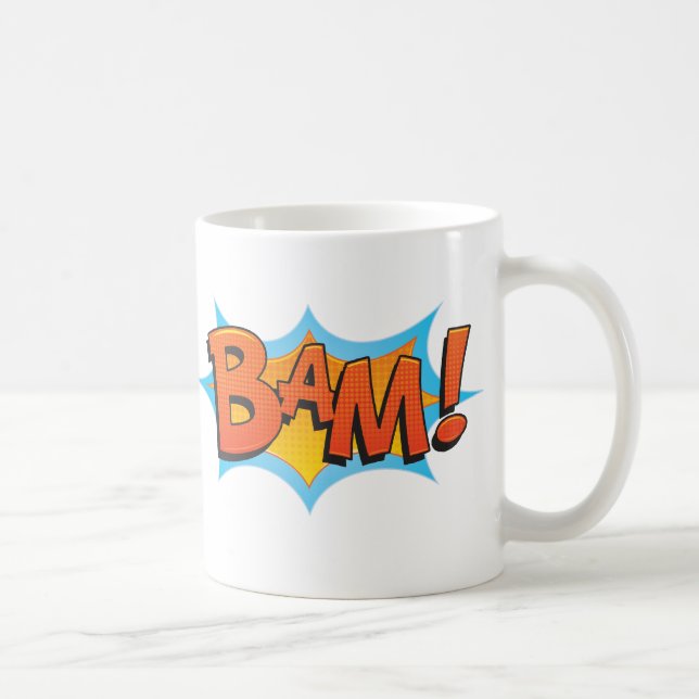 Caneca De Café BAM cómico! (Direita)