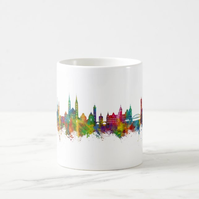 Caneca De Café Bamberg Germany Skyline (Centro)