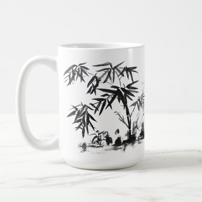 Caneca De Café Bambu na Água (Esquerda)