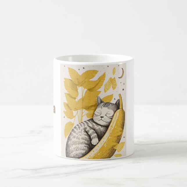 Caneca De Café Banana Cat (Criador carregado)
