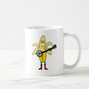 Caneca De Café Banana engraçada do BR que joga desenhos animados