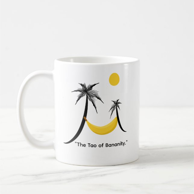 Caneca De Café Banana hammock mug (Esquerda)
