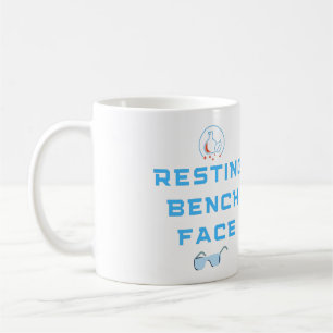 Caneca De Café Banco de descanso rosto Laboratório