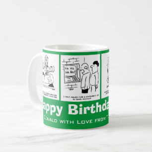 Caneca De Café Bancos, Bancos e Cartoons Bancários. Engraçado