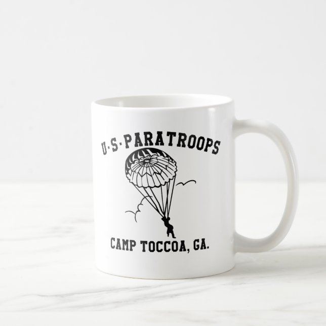 Caneca De Café Band of Brothers Currahee US Paratrooper Toccoa (Direita)