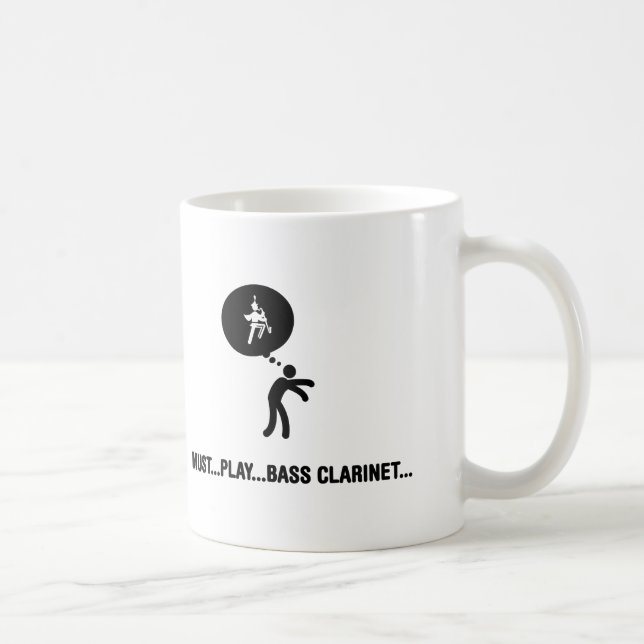 Caneca De Café Banda - clarinete baixo (Direita)