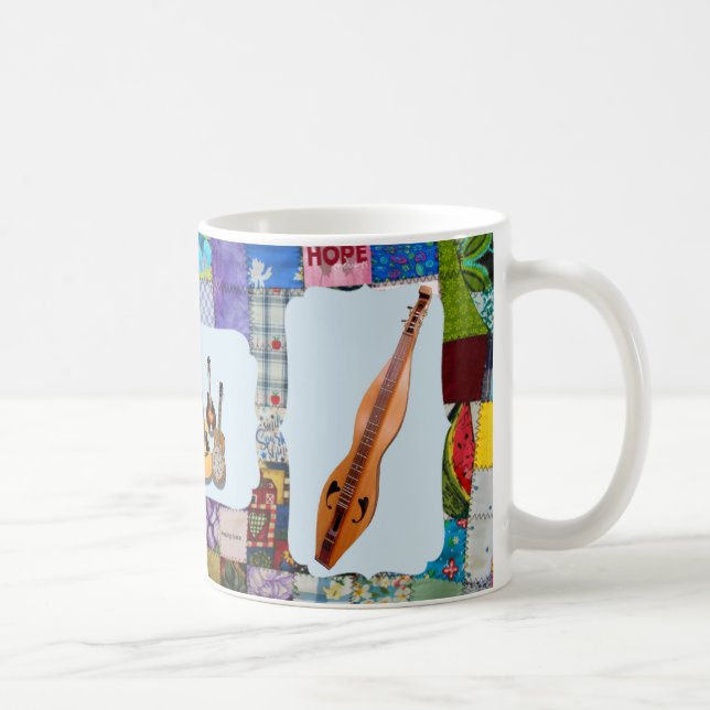 CANECA DE CAFÉ BANDA DE DULCIMER-BLUEGRASS QUILTED (Direita)