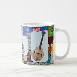 CANECA DE CAFÉ BANDA DE MANDOLIN-BLUEGRASS QUILTED