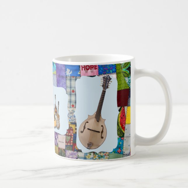 CANECA DE CAFÉ BANDA DE MANDOLIN-BLUEGRASS QUILTED (Direita)