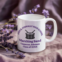 Banda de Marcha de Segundo grau Roxo Personalizáve
