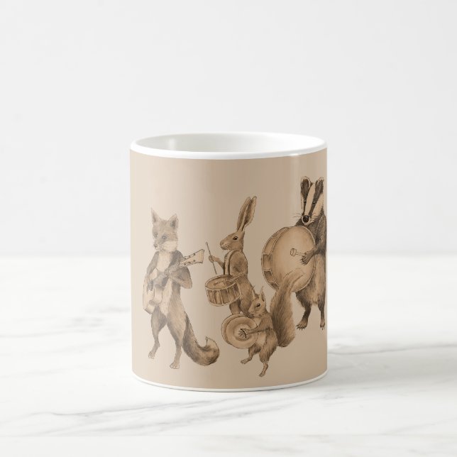 Caneca De Café Banda dos animais (Centro)