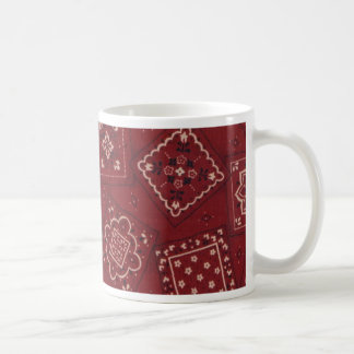 Caneca De Café Bandana vermelho