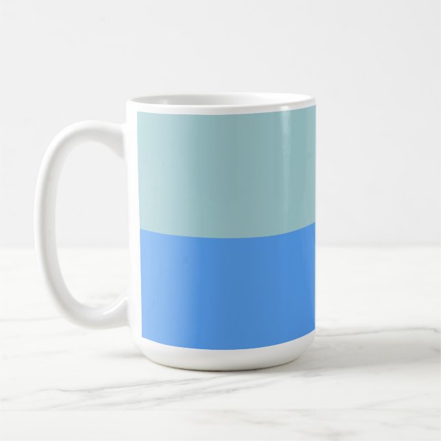 Caneca De Café Bandas Azuis (Esquerda)