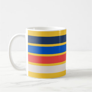 Caneca De Café Bandas com faixas retrorreflectoras dos anos 80 e