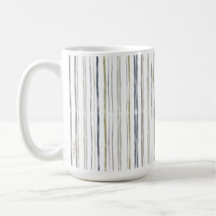 Caneca De Café Bandas de Aquarela 443 ml Cerâmica