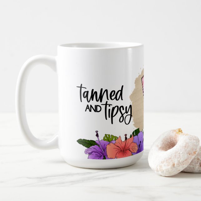 Caneca De Café Bandas e Tipsy (Com Donut)