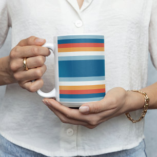 Caneca De Café Bandas Uniformes Azuis