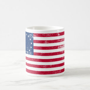 Caneca De Café Bandeira 1776 dos E.U.