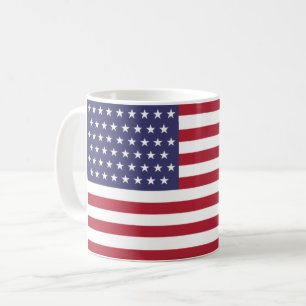 Caneca De Café Bandeira 51 Star dos Estados Unidos da América (EU