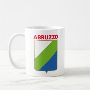 Caneca De Café Bandeira Abruzzo (Itália)