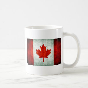 Caneca De Café Bandeira afligida de Canadá
