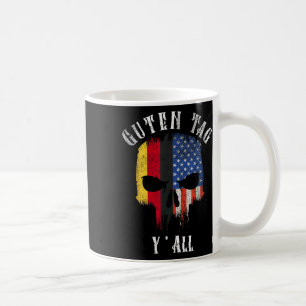 Caneca De Café Bandeira Alemã E Americana _ _ Guten Tag Yall