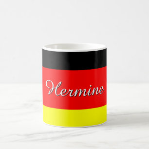Caneca De Café Bandeira Alemã Personalizada