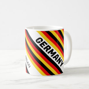 Caneca De Café Bandeira Alemã Personalizada