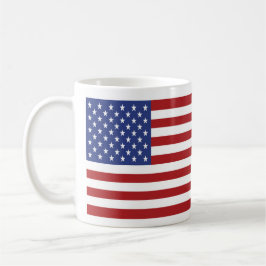 Caneca De Café Bandeira Americana