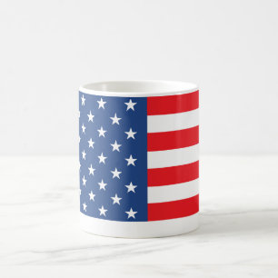 Caneca De Café Bandeira Americana