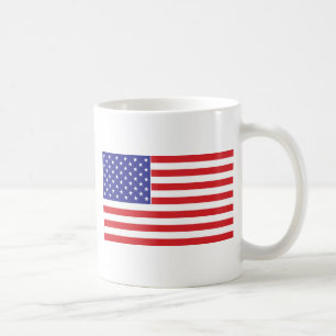 Caneca De Café Bandeira Americana