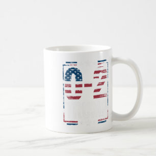 Caneca De Café Bandeira Americana 0-2 Trump 2024 
