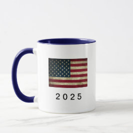 Caneca de Café Bandeira Americana 2025