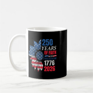 Caneca De Café Bandeira Americana 4 De Julho Vintage 250 Anos 177