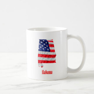 Caneca De Café Bandeira Americana Alabama Estados Unidos