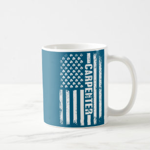 Caneca De Café Bandeira americana carpinteiro dia de st patricks