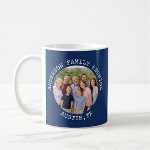 Caneca De Café Bandeira Americana de Foto de Família Personalizad