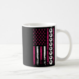 Caneca De Café Bandeira Americana do Cancer de Sensibilização Bil