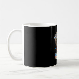 Caneca De Café Bandeira Americana do Futebol EUA