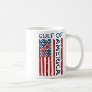 Caneca De Café Bandeira Americana do Golfo dos Eua no Leste de 20