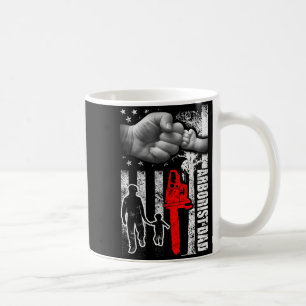 Caneca De Café Bandeira Americana do Papai Aborista Vintage Bande