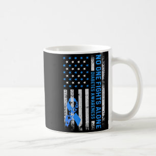 Caneca De Café Bandeira Americana EUA Sem Lutar Sozinho Conscient