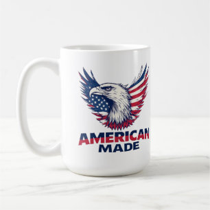 Caneca De Café Bandeira Americana Feita nos EUA Presente Patrióti